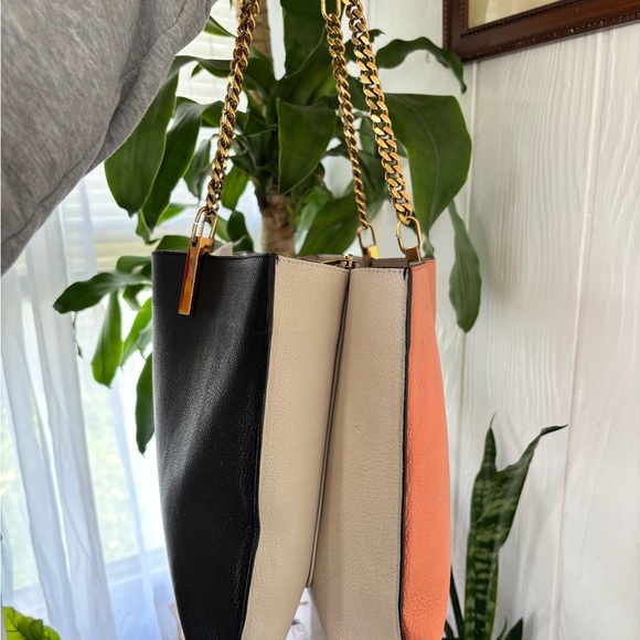 CHLOE Tri Color Carey Leather Tote bag - Picture 4 of 16